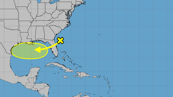 In repeat of last week, low pressure system headed for Gulf could bring more rain to Louisiana